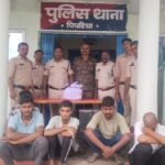 पुलिस की बड़ी कामयाबी: बाइक और मोबाइल के साथ पांच गांजा तस्कर गिरफ्तार