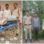 पुलिस की दोहरी कार्रवाई: गांजा बेचने पहुंचे बाप-बेटे और अवैध शराब के साथ दो युवक रंगेहाथ गिरफ्तार