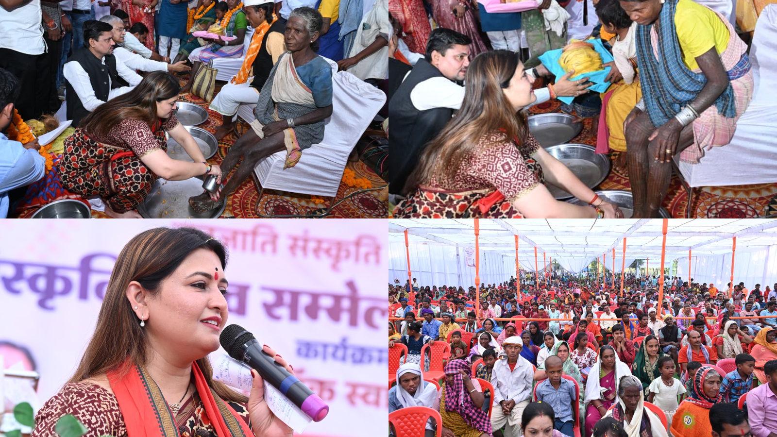 विधायक भावना बोहरा के प्रयासों से 115 आदिवासी लोगों की घर वापसी, वनांचल में गूंजा संस्कृति से जुड़ाव का संदेश